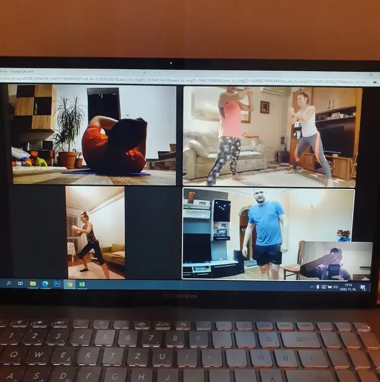 Covid-lezárás: online edzések töretlen tempóban 2