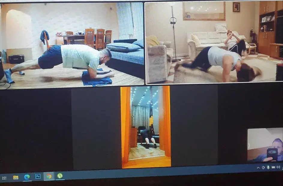 Covid-lezárás: online edzések töretlen tempóban 5